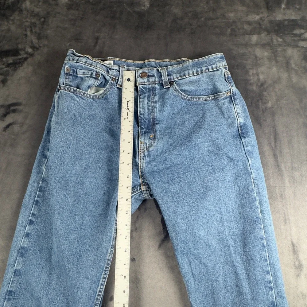 Levi's 505 Regular Fit Jeans Mens 34x29 Blue Straight Leg Denim Pants